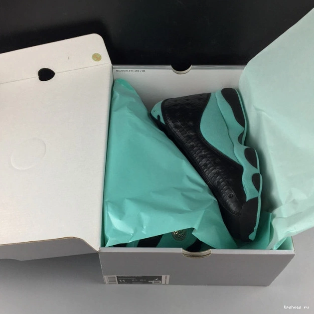BLACK GREEN ISLAND RETRO 13 AIR 414571-030 JORDAN 0805